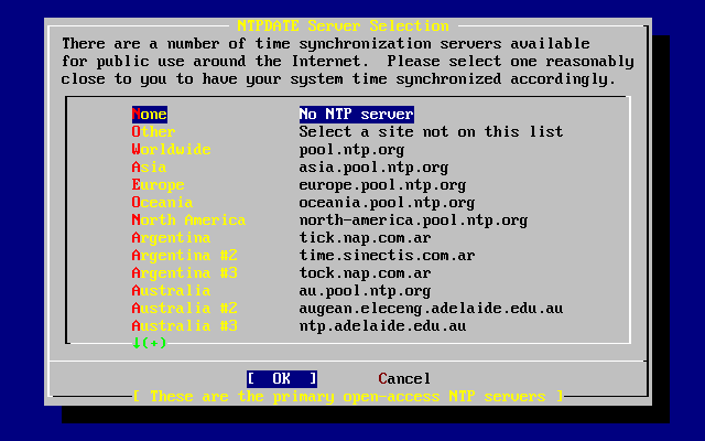 ntp config