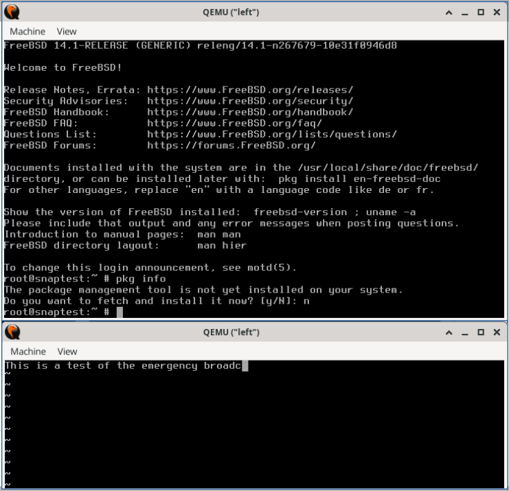 qemu freebsd15