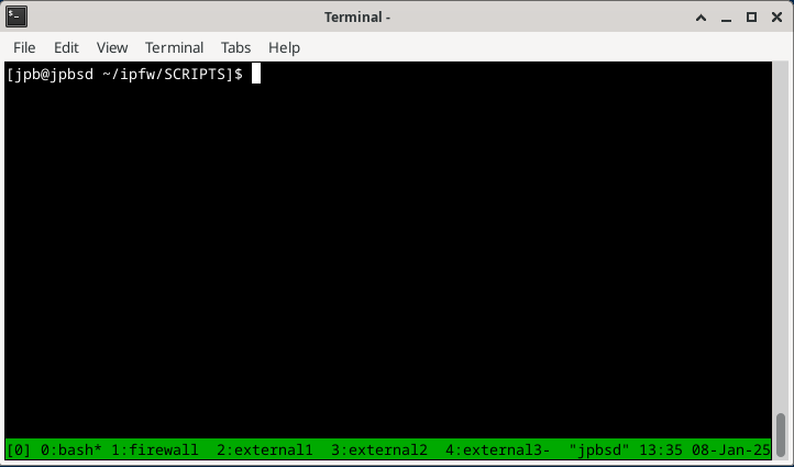 .Starting Up tmux(1) Session Manager